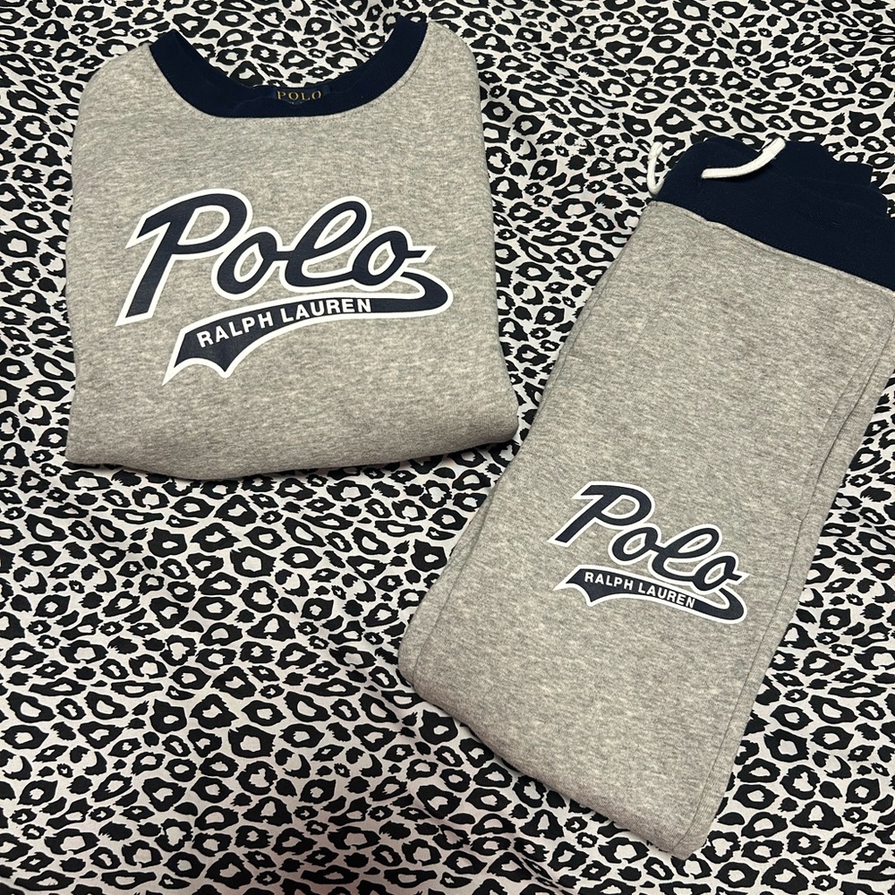 Boys Polo Jogger Set